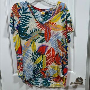 Tropical Linen shirt size 1x